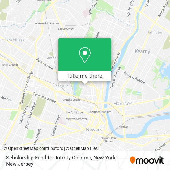 Scholarship Fund for Intrcty Children map