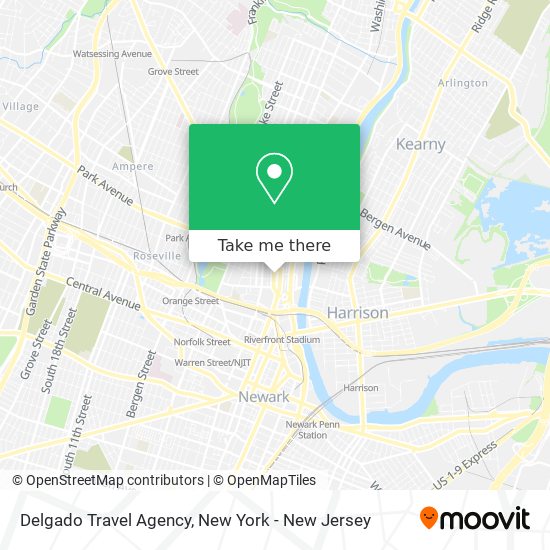 Delgado Travel Agency map