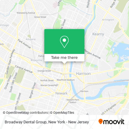 Broadway Dental Group map