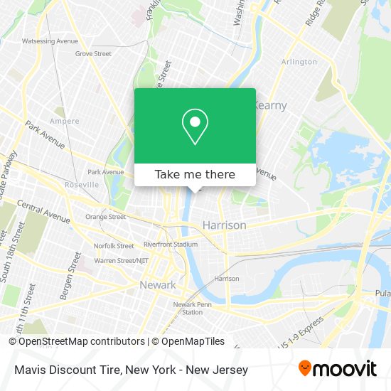 Mapa de Mavis Discount Tire