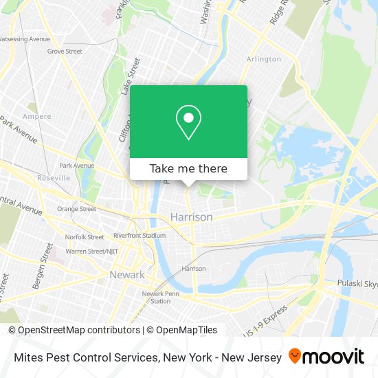 Mapa de Mites Pest Control Services