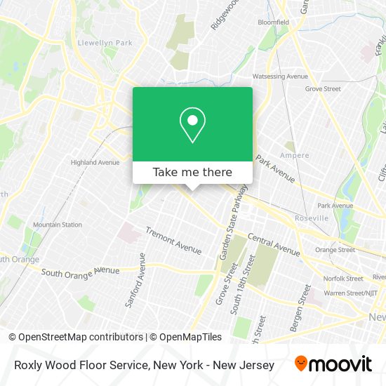 Roxly Wood Floor Service map