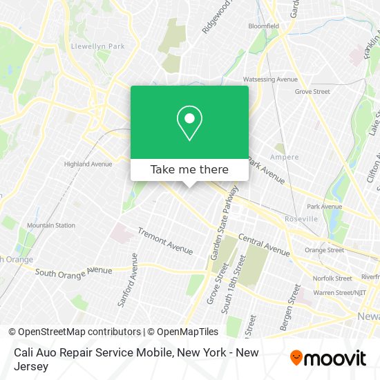 Cali Auo Repair Service Mobile map