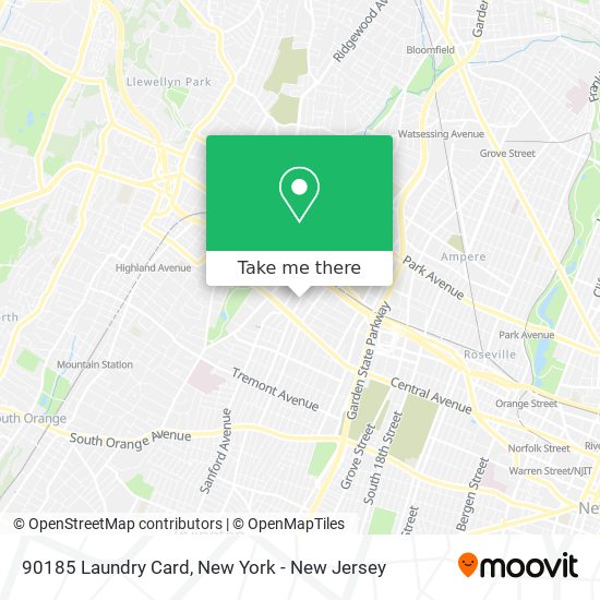 90185 Laundry Card map
