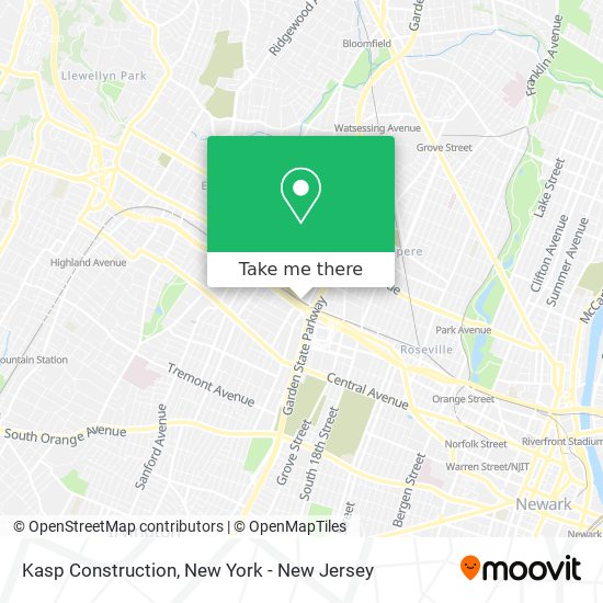 Kasp Construction map