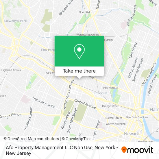 Afc Property Management LLC Non Use map
