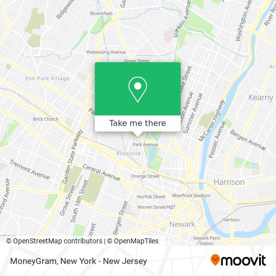 MoneyGram map