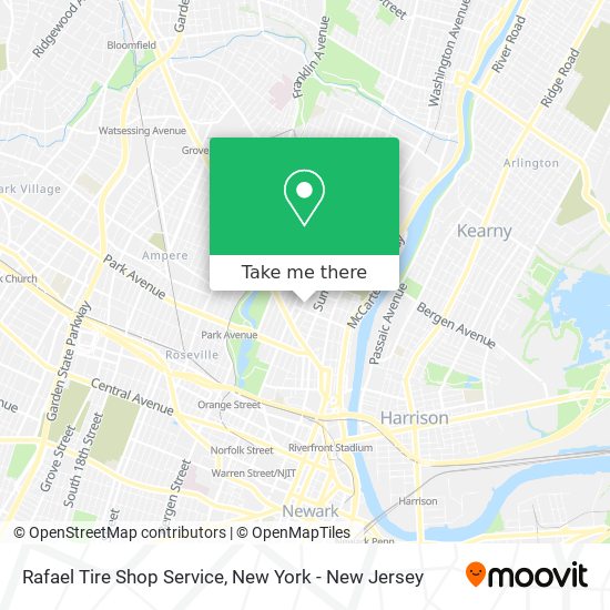 Rafael Tire Shop Service map