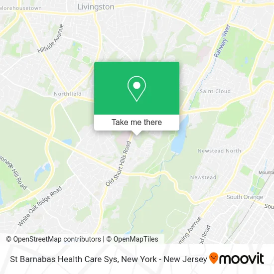 St Barnabas Health Care Sys map