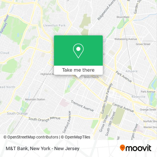 M&T Bank map