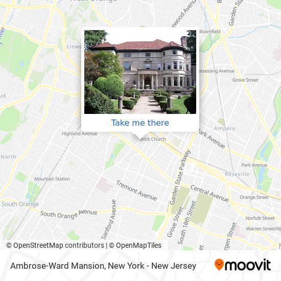 Mapa de Ambrose-Ward Mansion