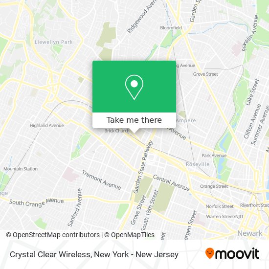 Mapa de Crystal Clear Wireless