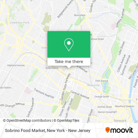 Mapa de Sobrino Food Market