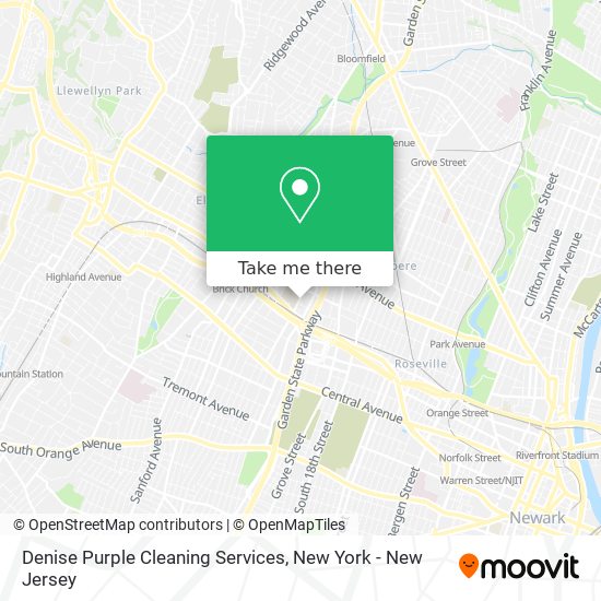 Denise Purple Cleaning Services map