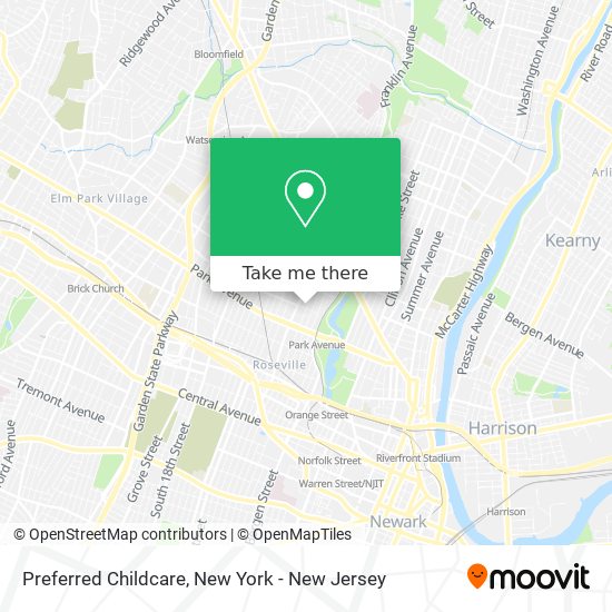 Preferred Childcare map