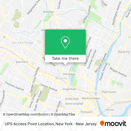 Mapa de UPS Access Point Location