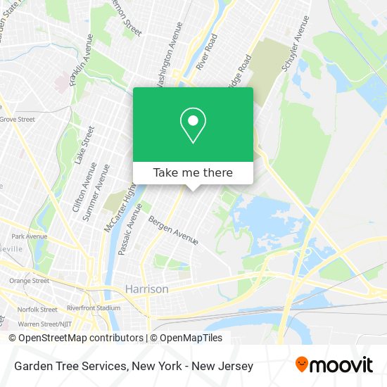 Garden Tree Services map