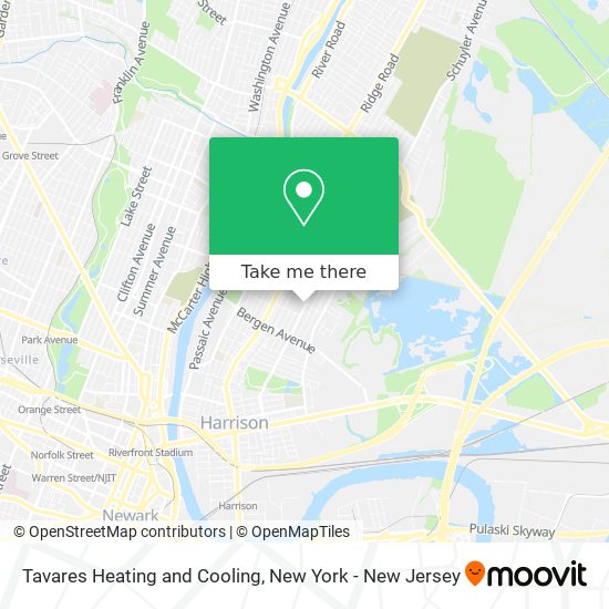 Tavares Heating and Cooling map