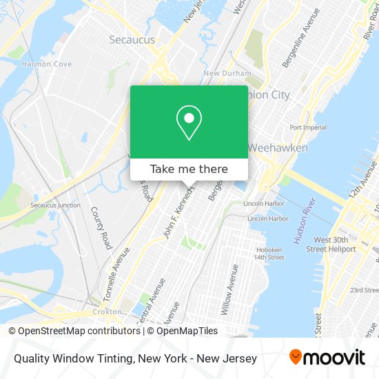 Quality Window Tinting map