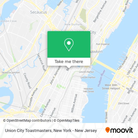 Mapa de Union City Toastmasters