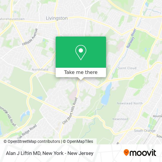 Alan J Liftin MD map