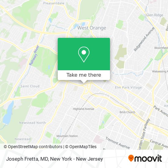 Mapa de Joseph Fretta, MD