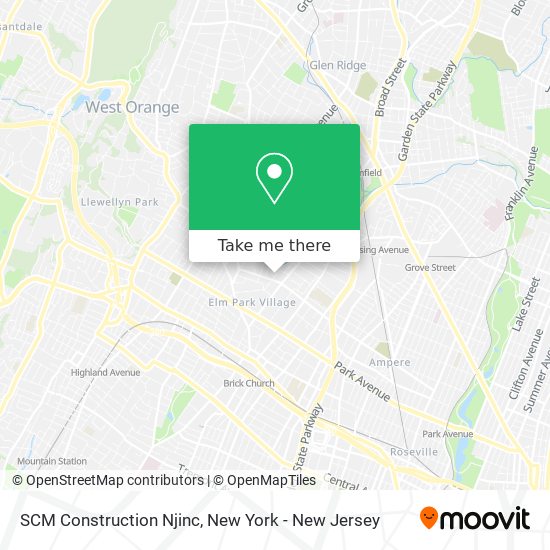 SCM Construction Njinc map