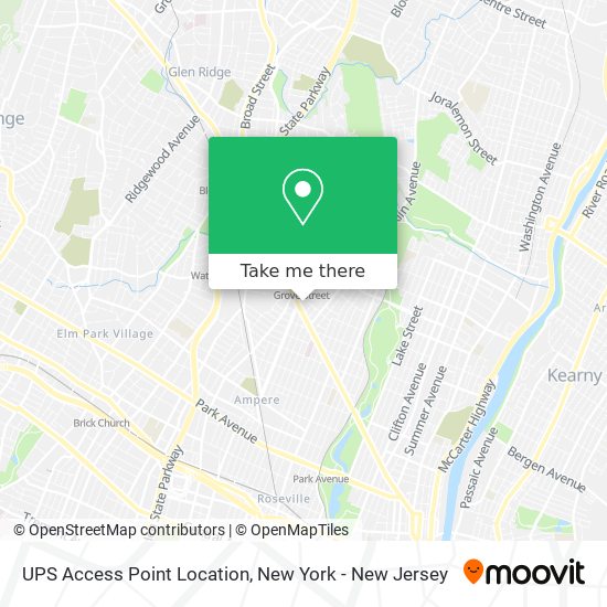 Mapa de UPS Access Point Location