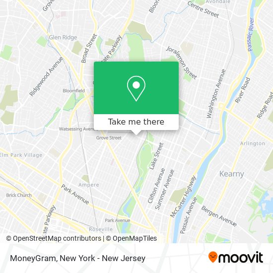 MoneyGram map