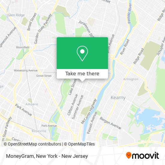 MoneyGram map