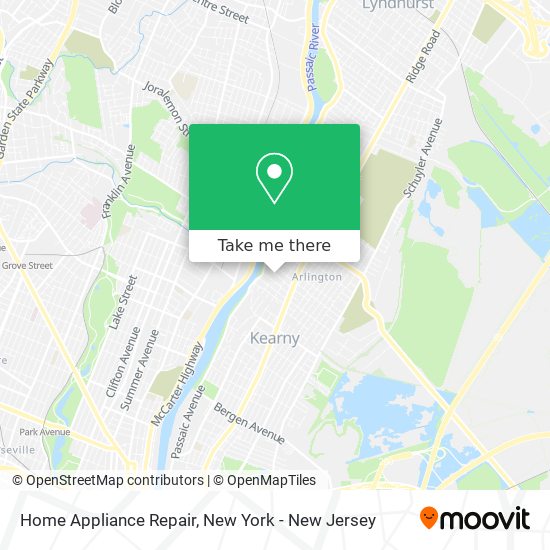 Home Appliance Repair map