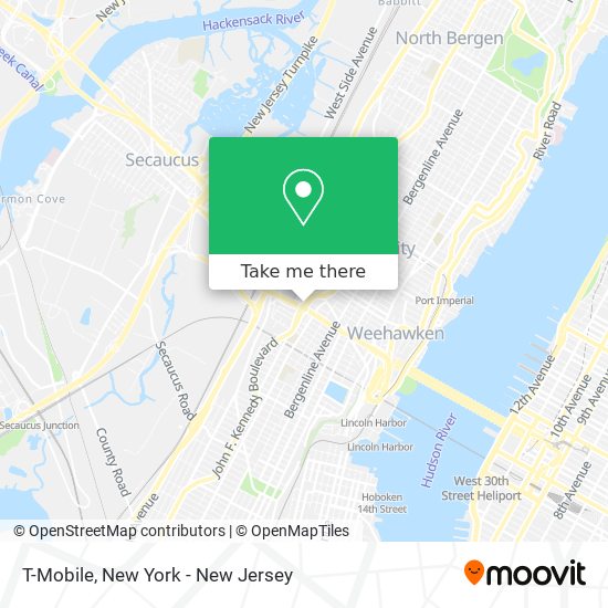 T-Mobile map