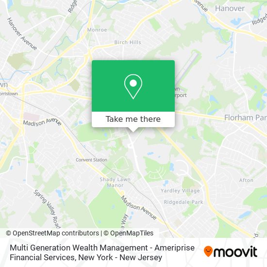Multi Generation Wealth Management - Ameriprise Financial Services map