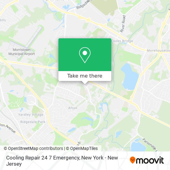 Cooling Repair 24 7 Emergency map