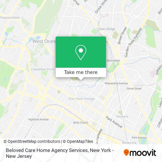 Mapa de Beloved Care Home Agency Services