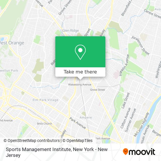 Sports Management Institute map