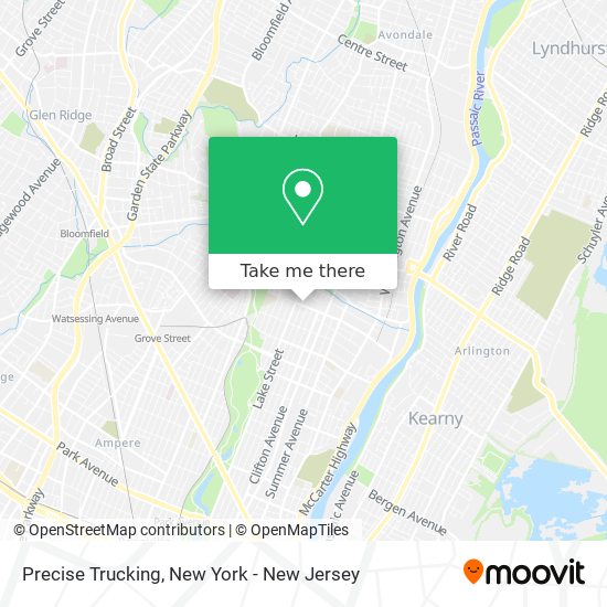 Precise Trucking map