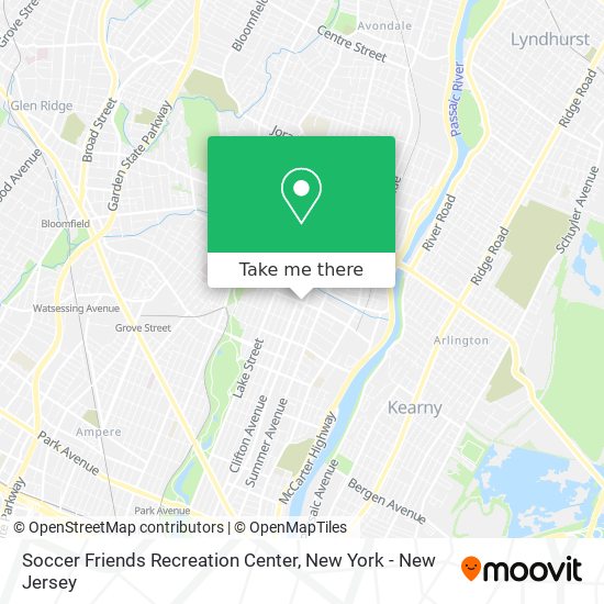 Mapa de Soccer Friends Recreation Center