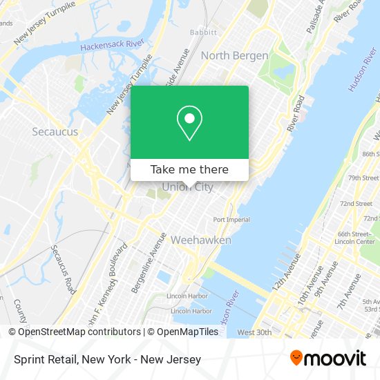 Sprint Retail map