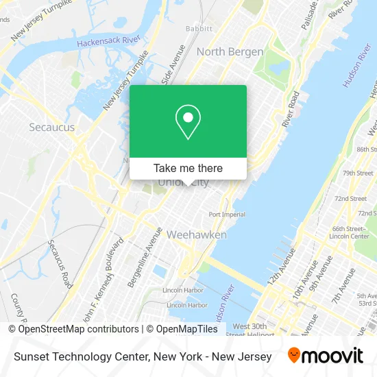 Sunset Technology Center map
