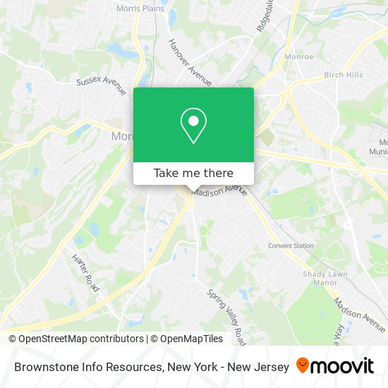 Brownstone Info Resources map