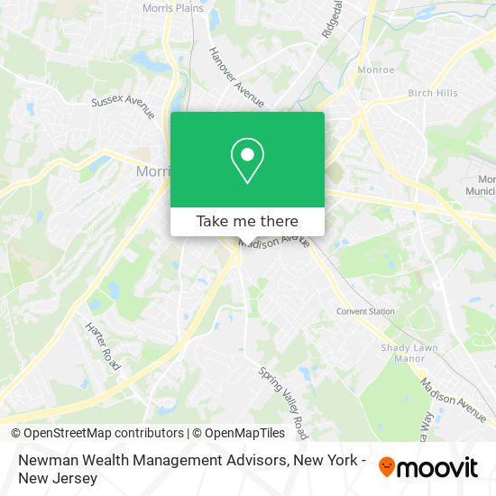 Newman Wealth Management Advisors map
