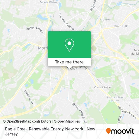 Mapa de Eagle Creek Renewable Energy