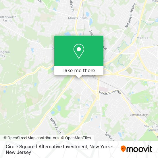 Mapa de Circle Squared Alternative Investment