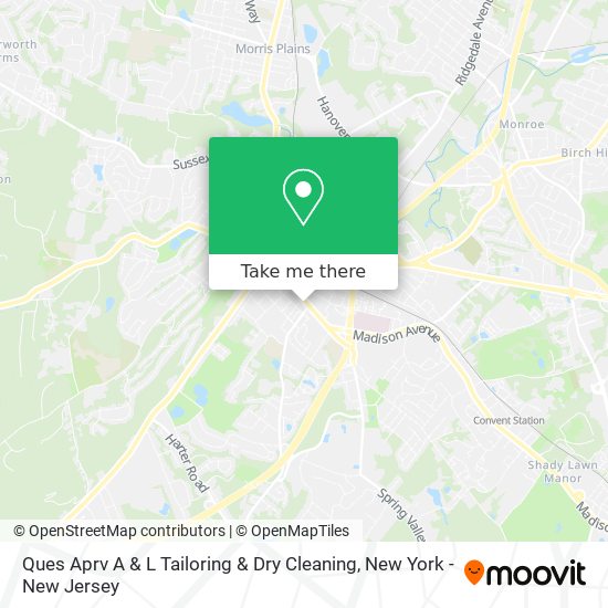 Mapa de Ques Aprv A & L Tailoring & Dry Cleaning