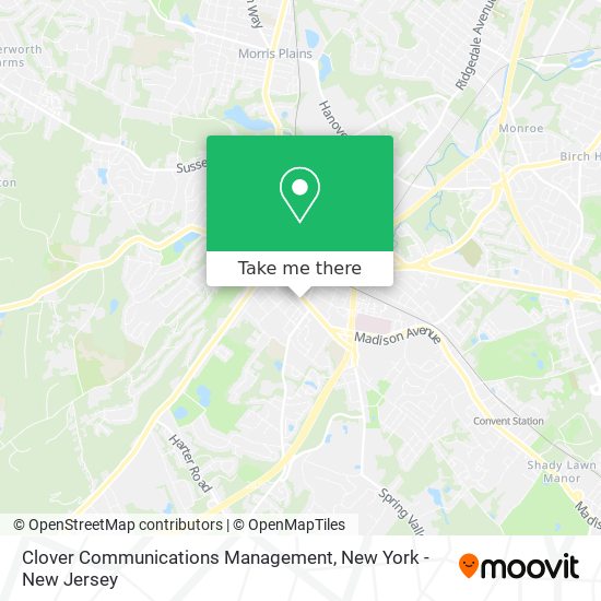 Mapa de Clover Communications Management