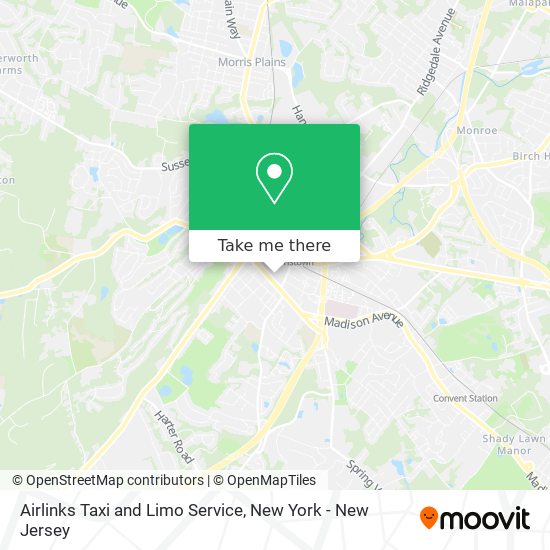 Mapa de Airlinks Taxi and Limo Service