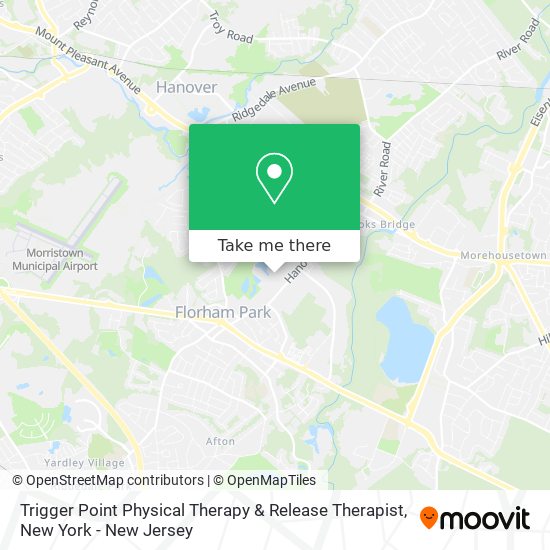 Mapa de Trigger Point Physical Therapy & Release Therapist
