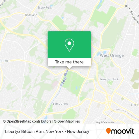 Mapa de Libertyx Bitcoin Atm