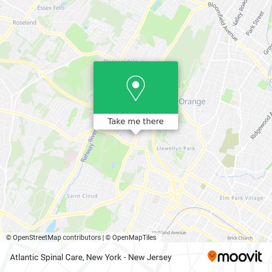 Atlantic Spinal Care map